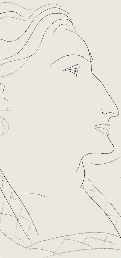 Henri Matisse, Srie O, Var. 16 (Duthuit 9), Henri Matisse, Dessins, Thmes Et Variations, Lithograph