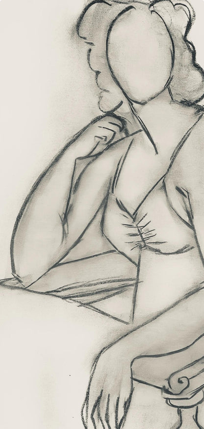 Henri Matisse, Srie P, Var. 1 (Duthuit 9), Henri Matisse, Dessins, Thmes Et Variations, Lithograph