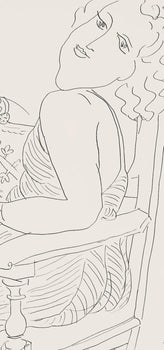 Henri Matisse, Srie P, Var. 6 (Duthuit 9), Henri Matisse, Dessins, Thmes Et Variations, Lithograph