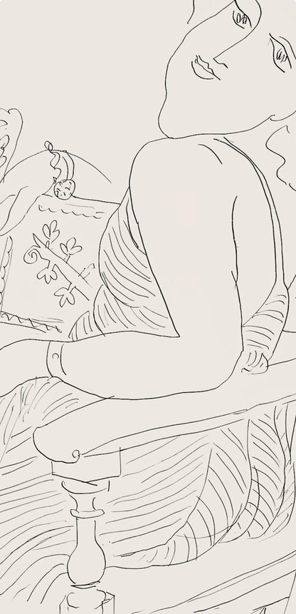 Henri Matisse, Srie P, Var. 6 (Duthuit 9), Henri Matisse, Dessins, Thmes Et Variations, Lithograph