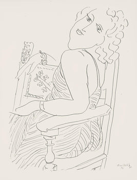 Henri Matisse, Srie P, Var. 6 (Duthuit 9), Henri Matisse, Dessins, Thmes Et Variations, Lithograph