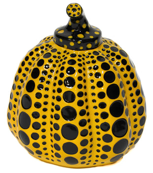Yayoi Kusama ?? ??, Pumpkin, Yellow/Black, Cast Resin Sculpture