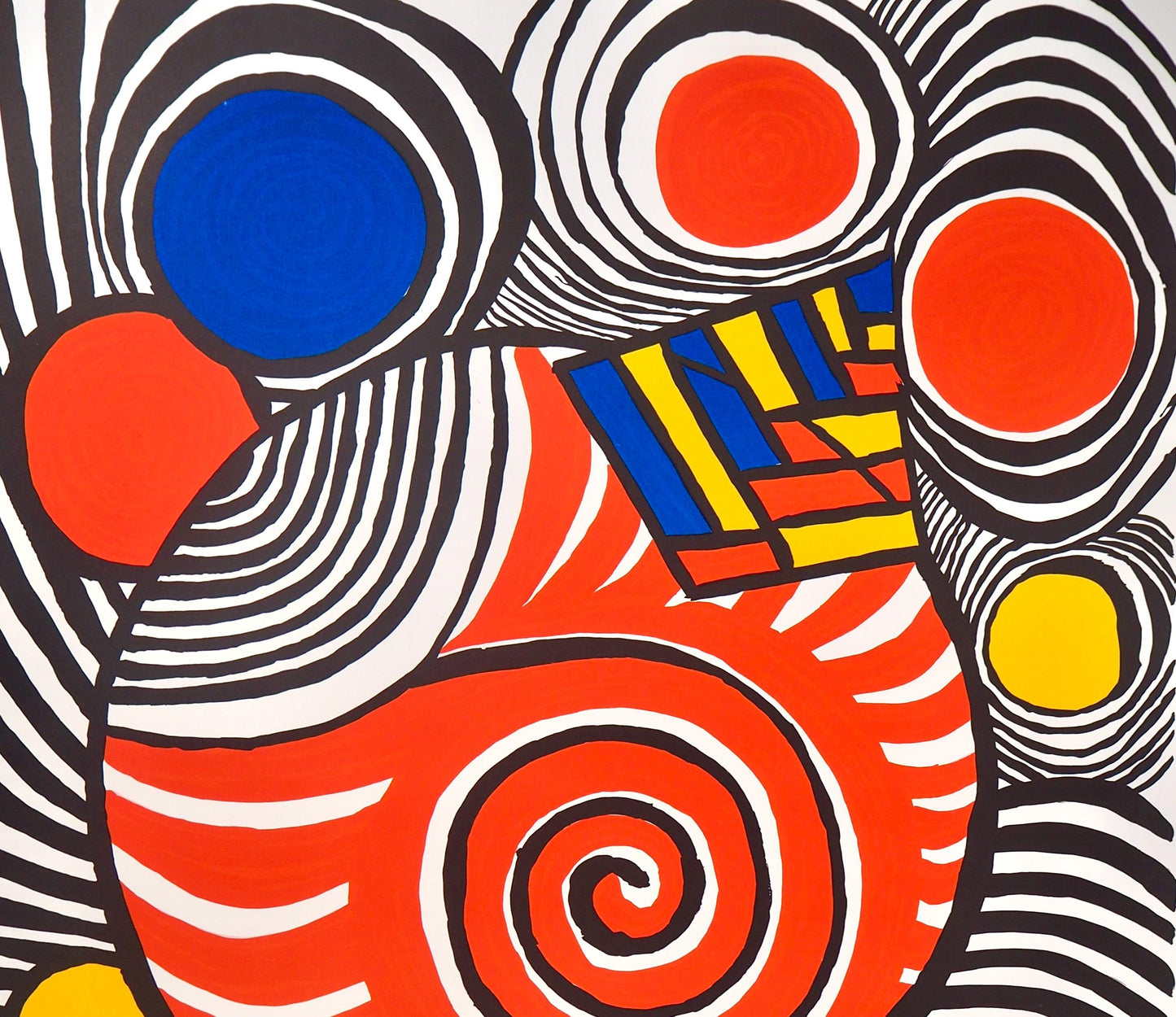 Alexander Calder, Clown, Lithograph