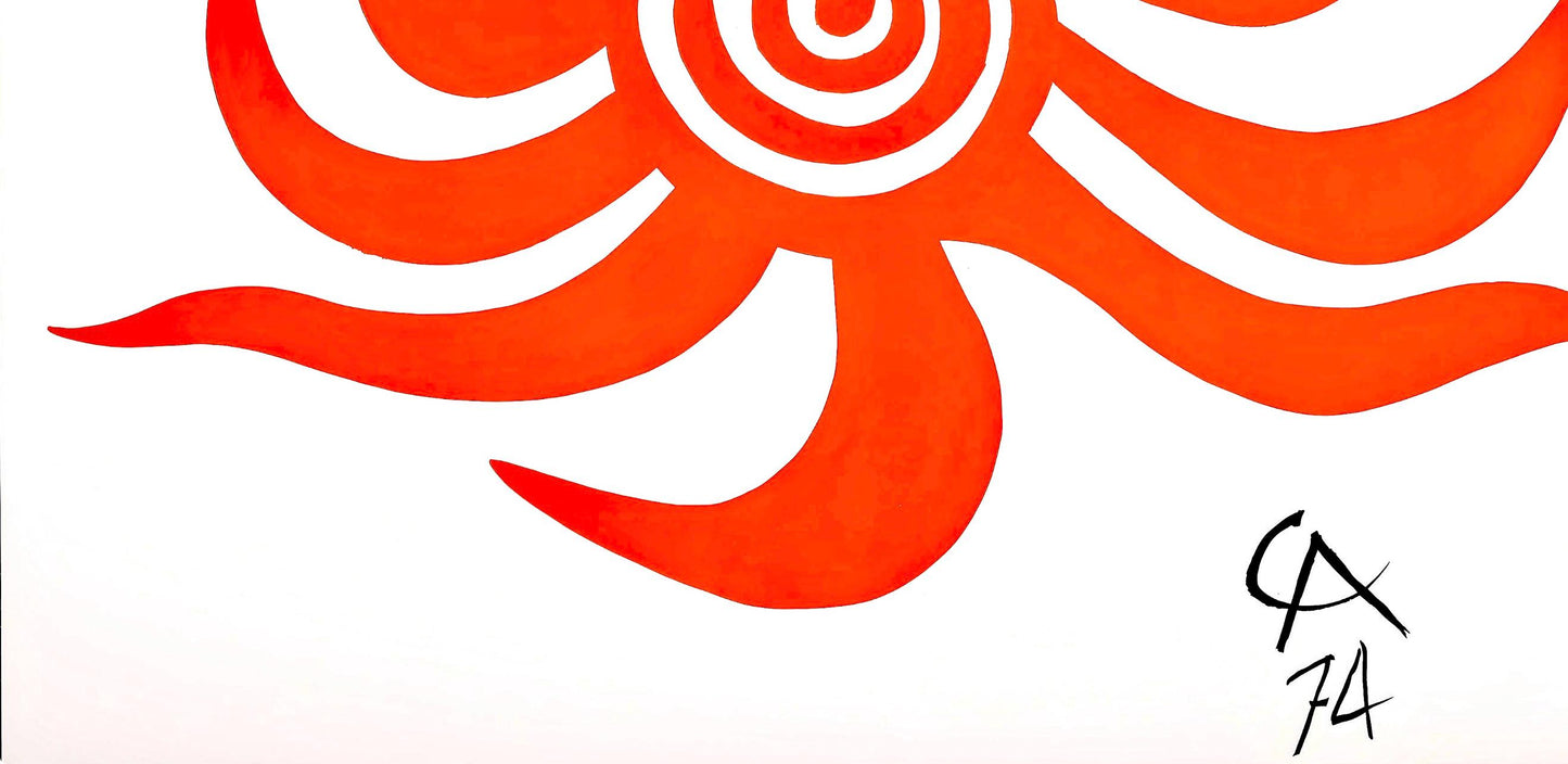 Alexander Calder, Sunburst, Braniff International Airways Flying Colors Collection, Lithograph