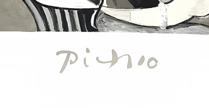 Pablo Picasso, Femme Accoude Au Fauteuil, Marina Picasso Collection, Official Lithograph