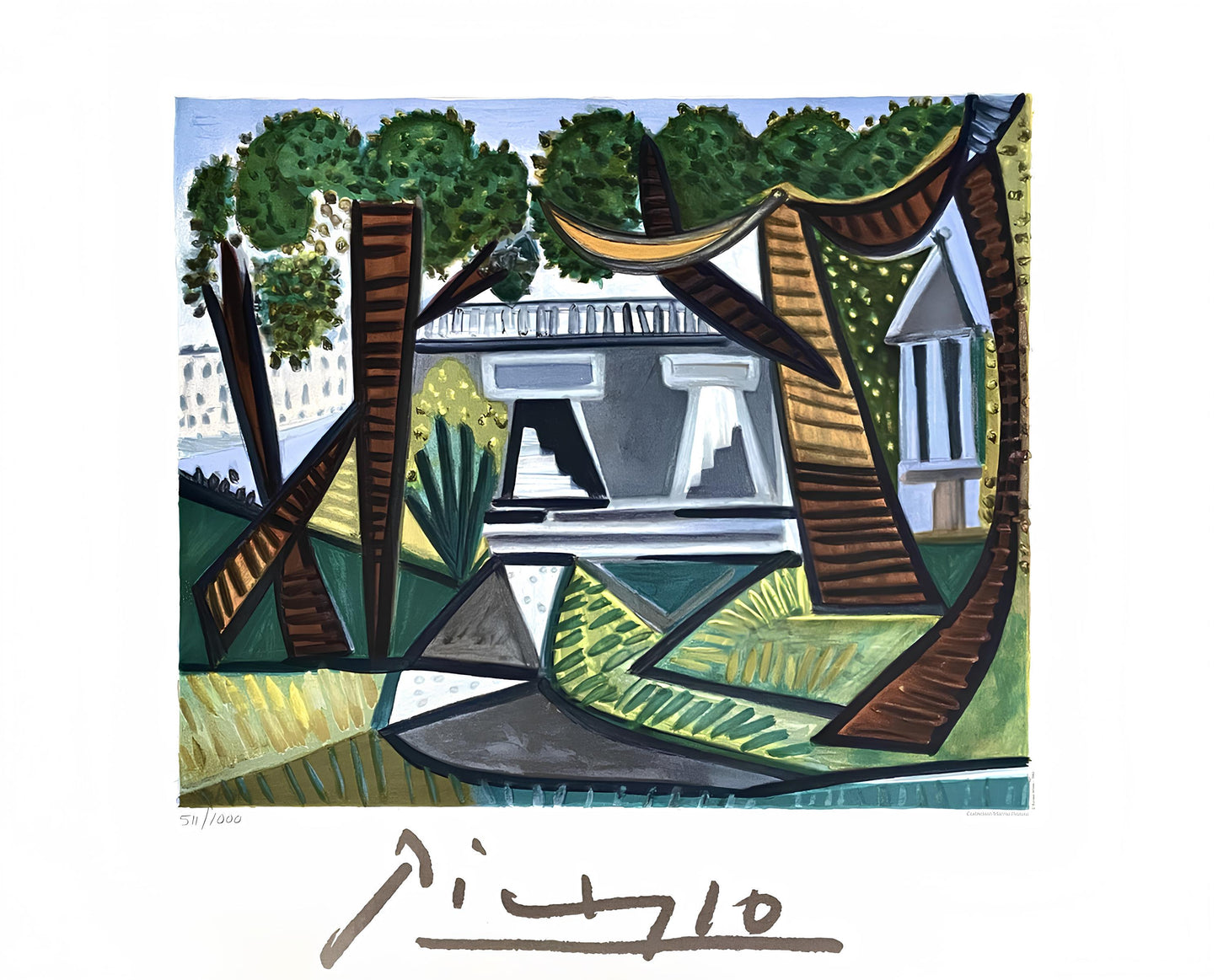 Pablo Picasso, Le Vert Galant, Marina Picasso Collection, Official Lithograph