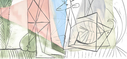 Pablo Picasso, Le Joueur De Flte Et Gazelle, Marina Picasso Collection, Official Lithograph