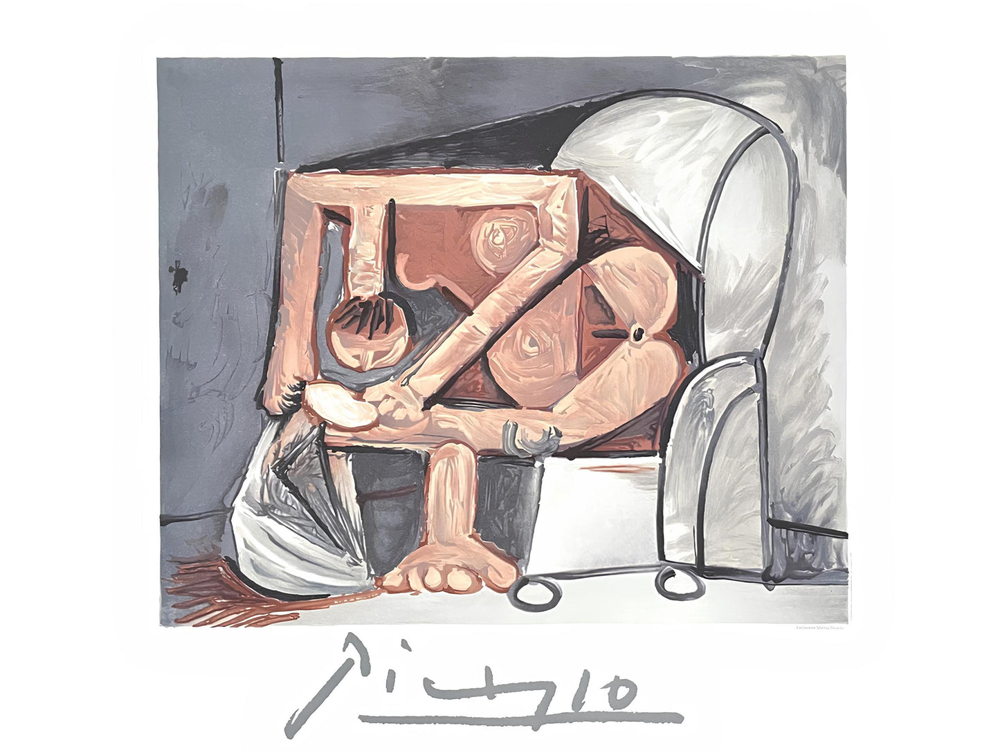 Pablo Picasso, La Femme La Toilette, Marina Picasso Collection, Official Lithograph