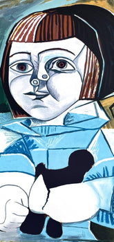 Pablo Picasso, Paloma En Bleu, Marina Picasso Collection, Official Lithograph