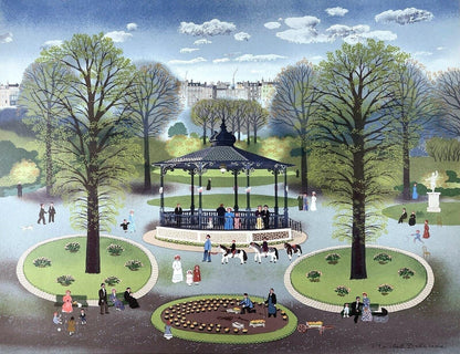 Michel Delacroix, Le Kiosque, Lithograph