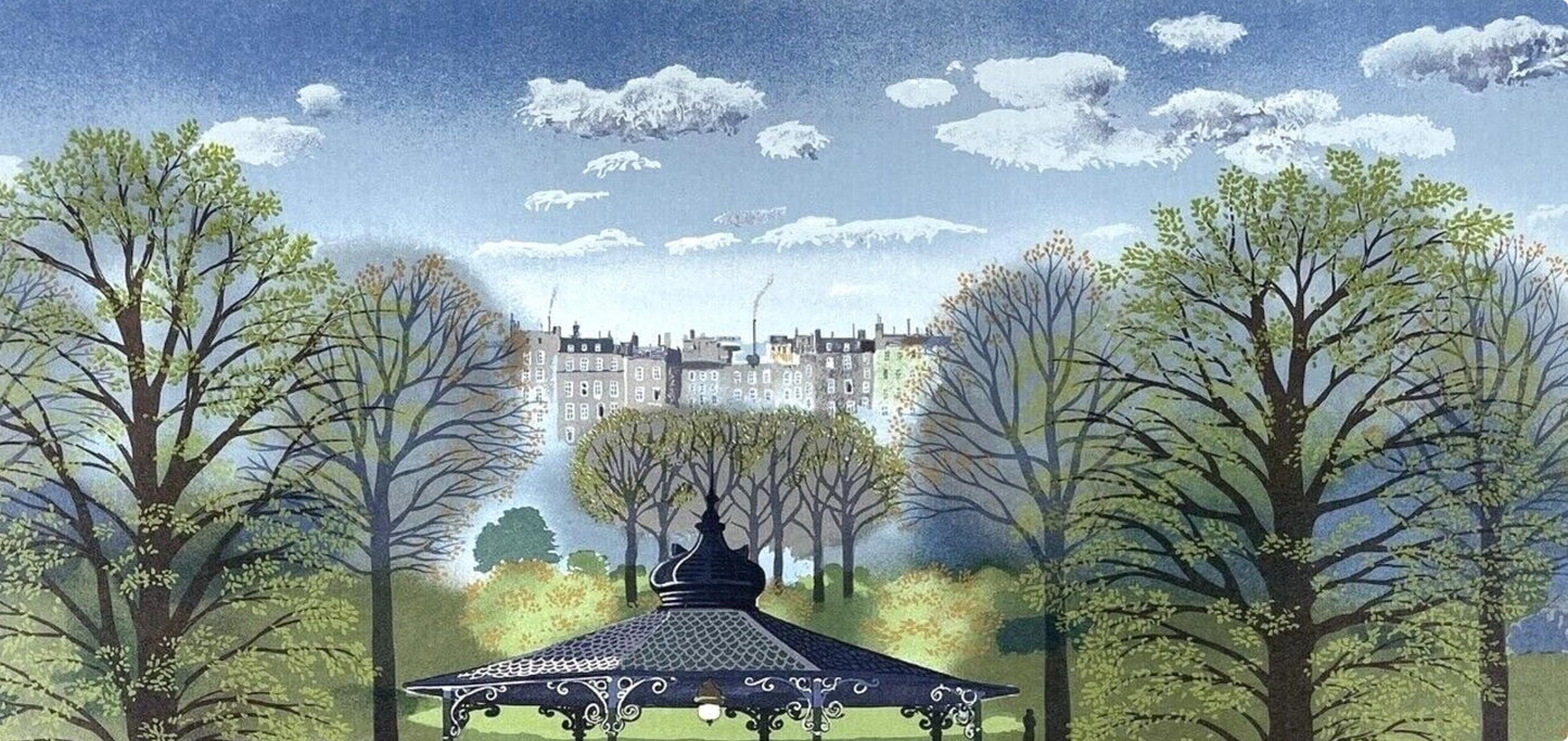 Michel Delacroix, Le Kiosque, Lithograph