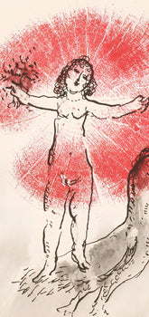 Marc Chagall, Composition, Lettres D'Hivernage, Lithograph