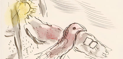 Marc Chagall, Composition, Lettres D'Hivernage, Lithograph