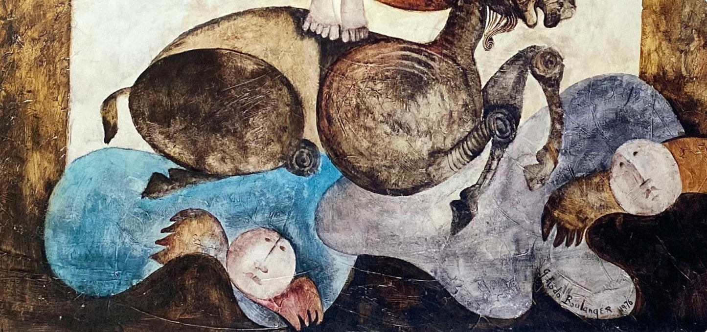 Graciela Rodo Boulanger, Adoration Du Belier, Original Edition Offset Lithograph