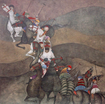 Graciela Rodo Boulanger, Aprs Le Tournoi, Original Edition Offset Lithograph