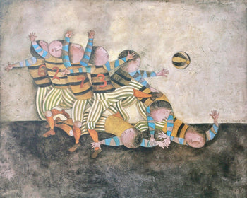 Graciela Rodo Boulanger, The Team, Original Edition Offset Lithograph