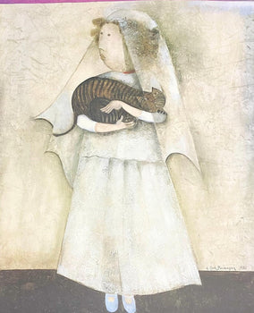 Graciela Rodo Boulanger, Le Chat De La Mariee, Original Edition Offset Lithograph