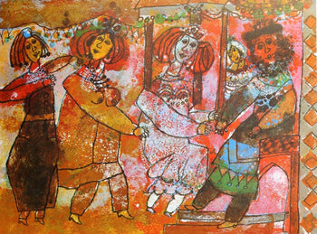 Tho Tobiasse, The Wedding, Original Edition Offset Lithograph