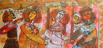 Tho Tobiasse, The Wedding, Original Edition Offset Lithograph