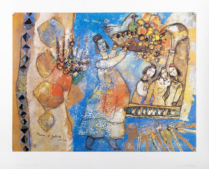 Tho Tobiasse, Romeo And Juliette I, Original Edition Offset Lithograph