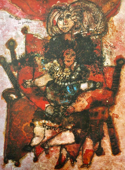 Tho Tobiasse, Maternity, Original Edition Offset Lithograph