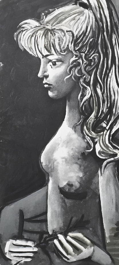 Pablo Picasso, Sylvette Au Fauteuil, Original Edition Lithograph