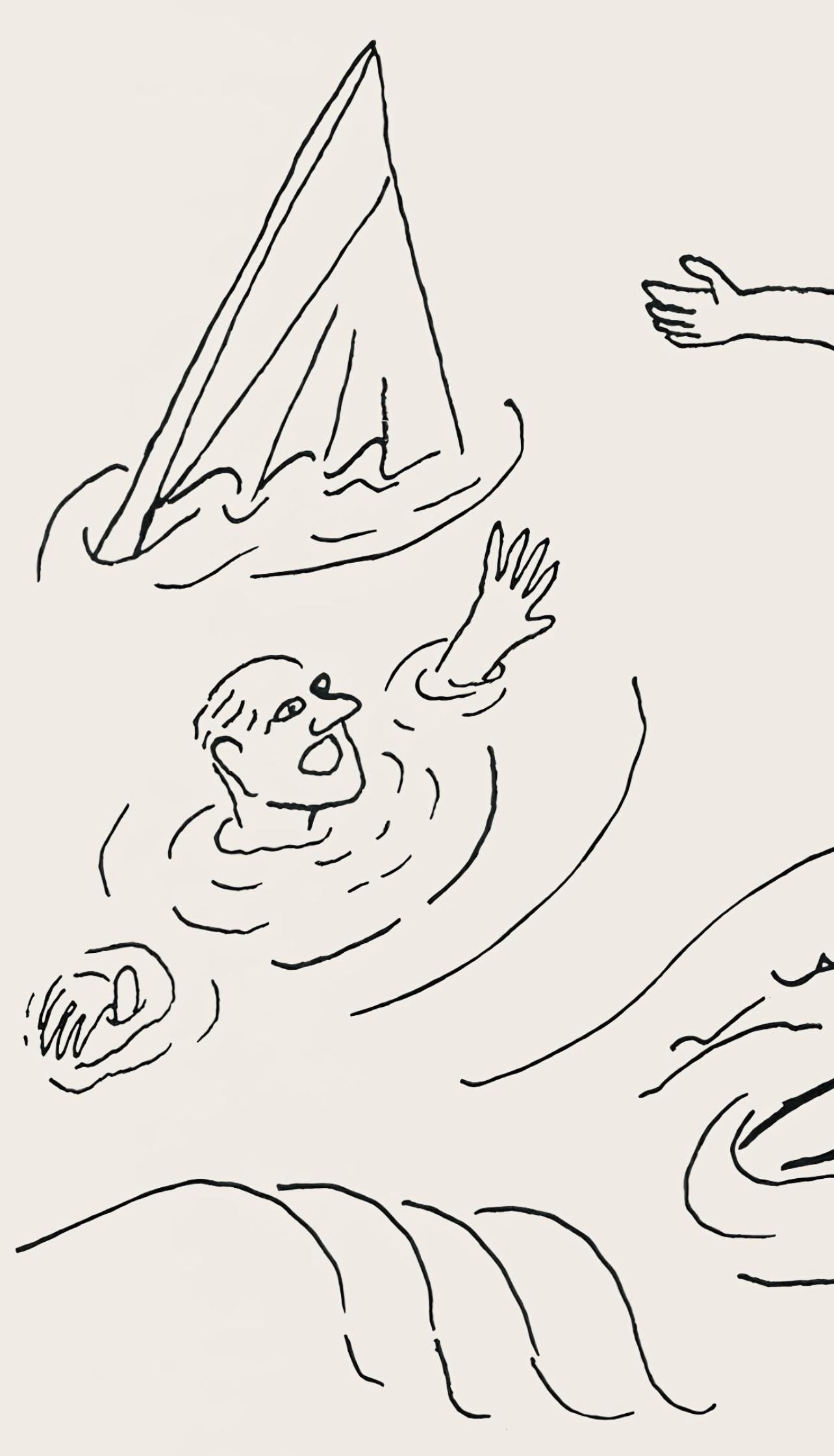 Alexander Calder, Composition, A Bestiary, Letterpress Print