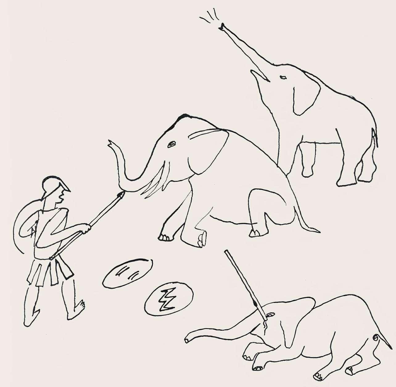 Alexander Calder, Composition, A Bestiary, Letterpress Print