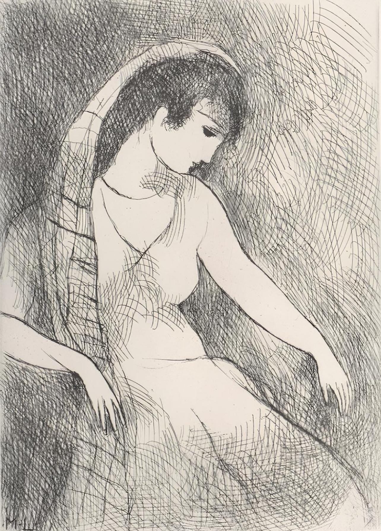Marie Laurencin, Composition, Antars, Etching