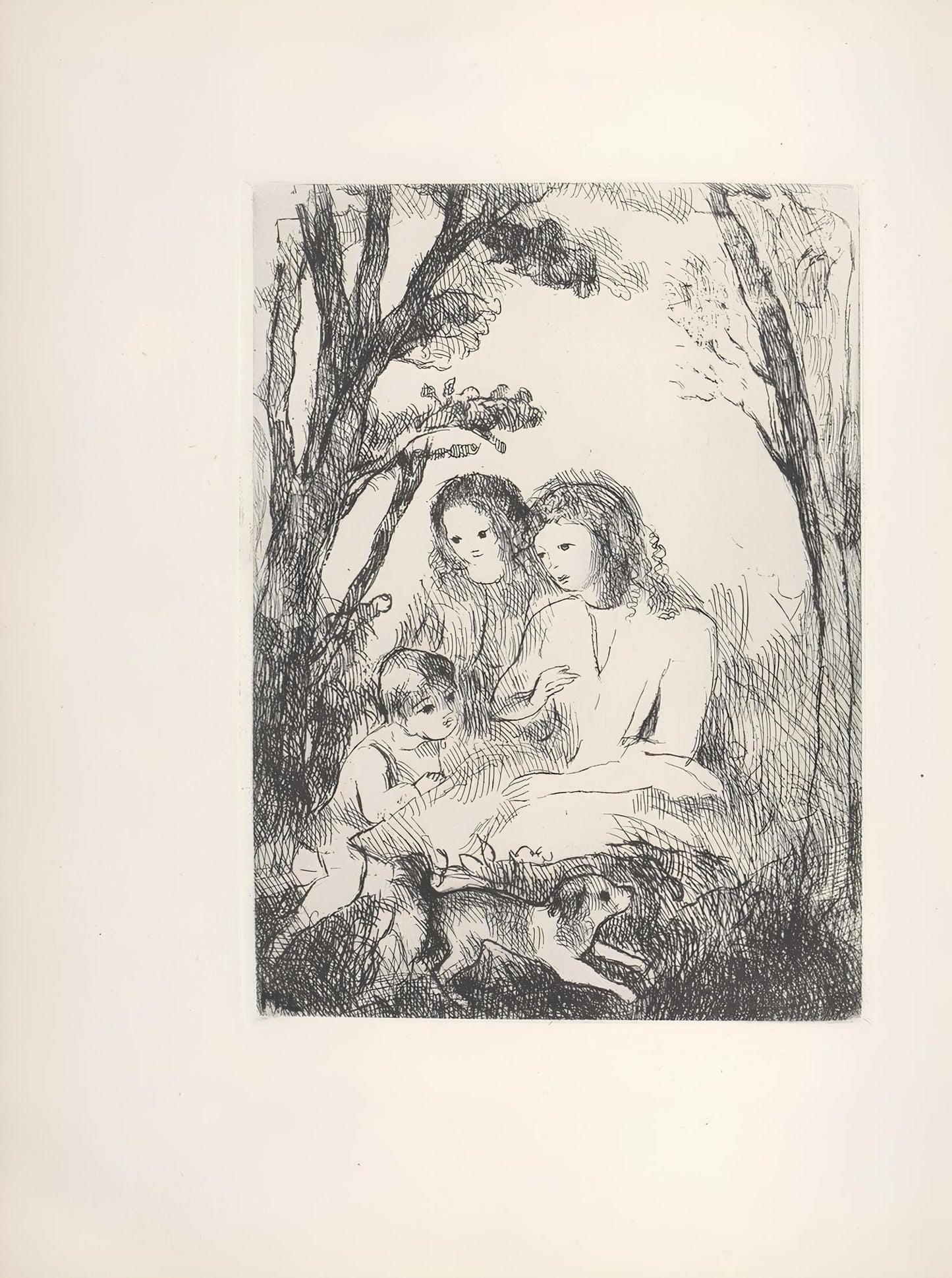 Marie Laurencin, Composition, Antars, Etching