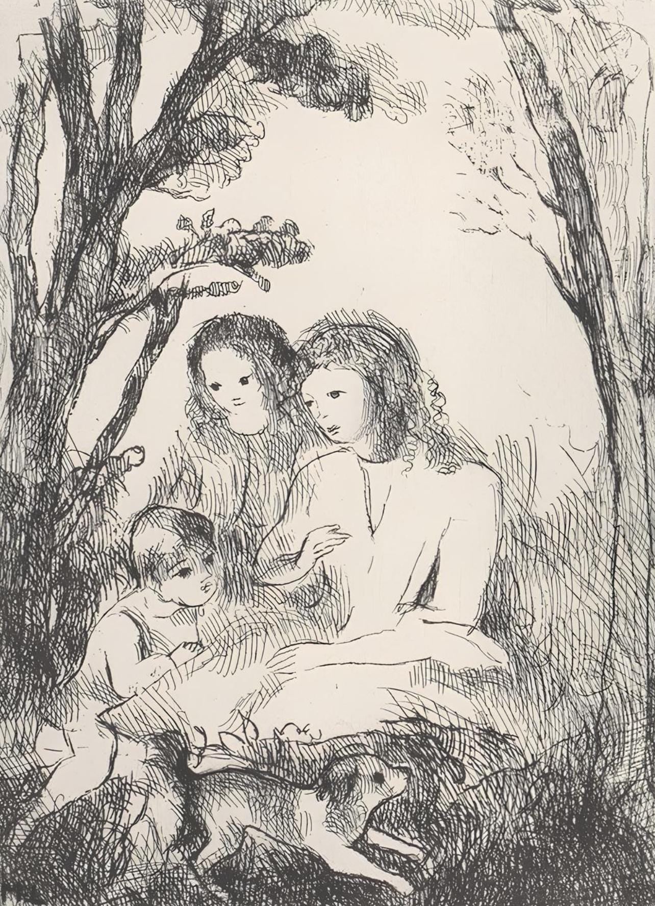 Marie Laurencin, Composition, Antars, Etching