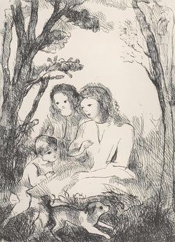 Marie Laurencin, Composition, Antars, Etching