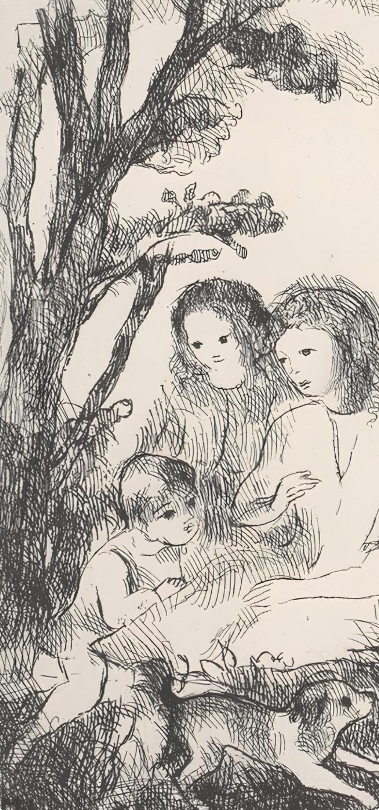 Marie Laurencin, Composition, Antars, Etching