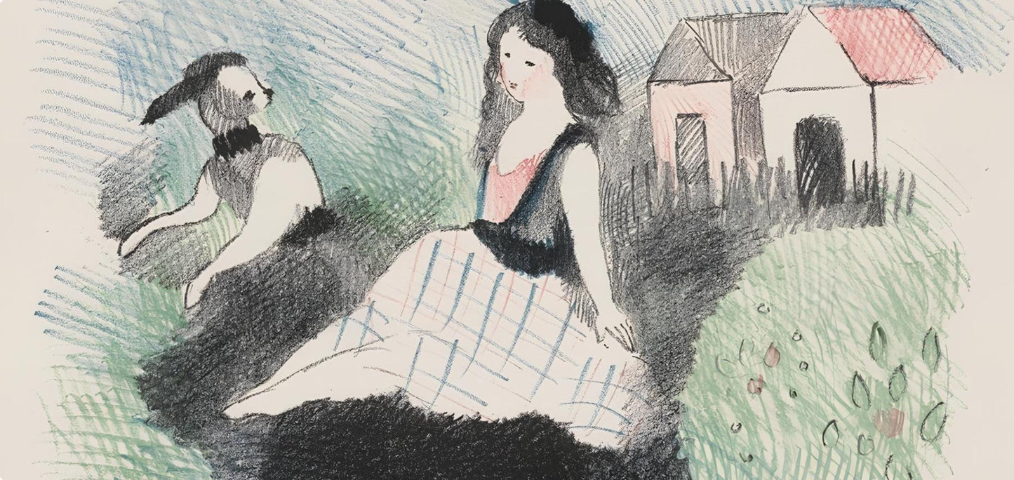 Marie Laurencin, Composition, Alice'S Adventures In Wonderland, Lithograph