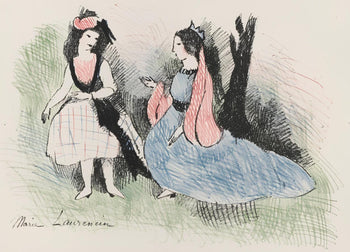 Marie Laurencin, Composition, Alice'S Adventures In Wonderland, Lithograph