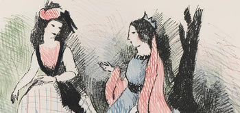 Marie Laurencin, Composition, Alice'S Adventures In Wonderland, Lithograph