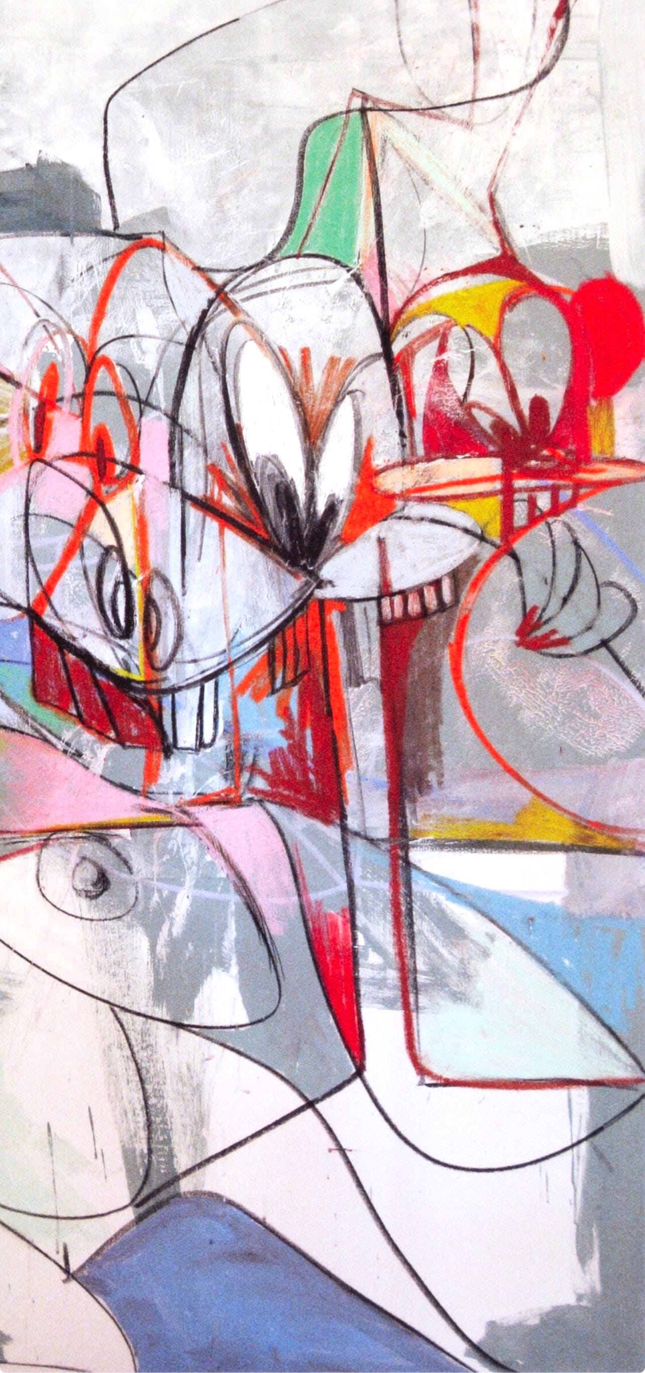 George Condo, Conversations, Drawing Paintings, Four Color Process Print