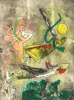 Roberto Matta, Composition (Sabatier 393), Centre Noeuds, Etching