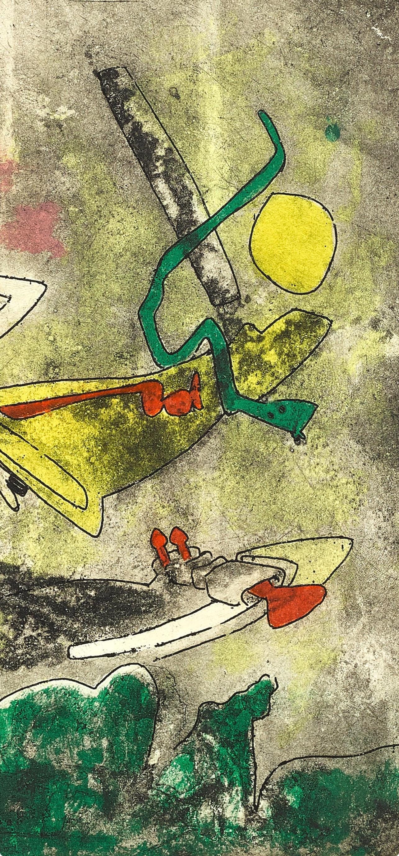 Roberto Matta, Composition (Sabatier 393), Centre Noeuds, Etching