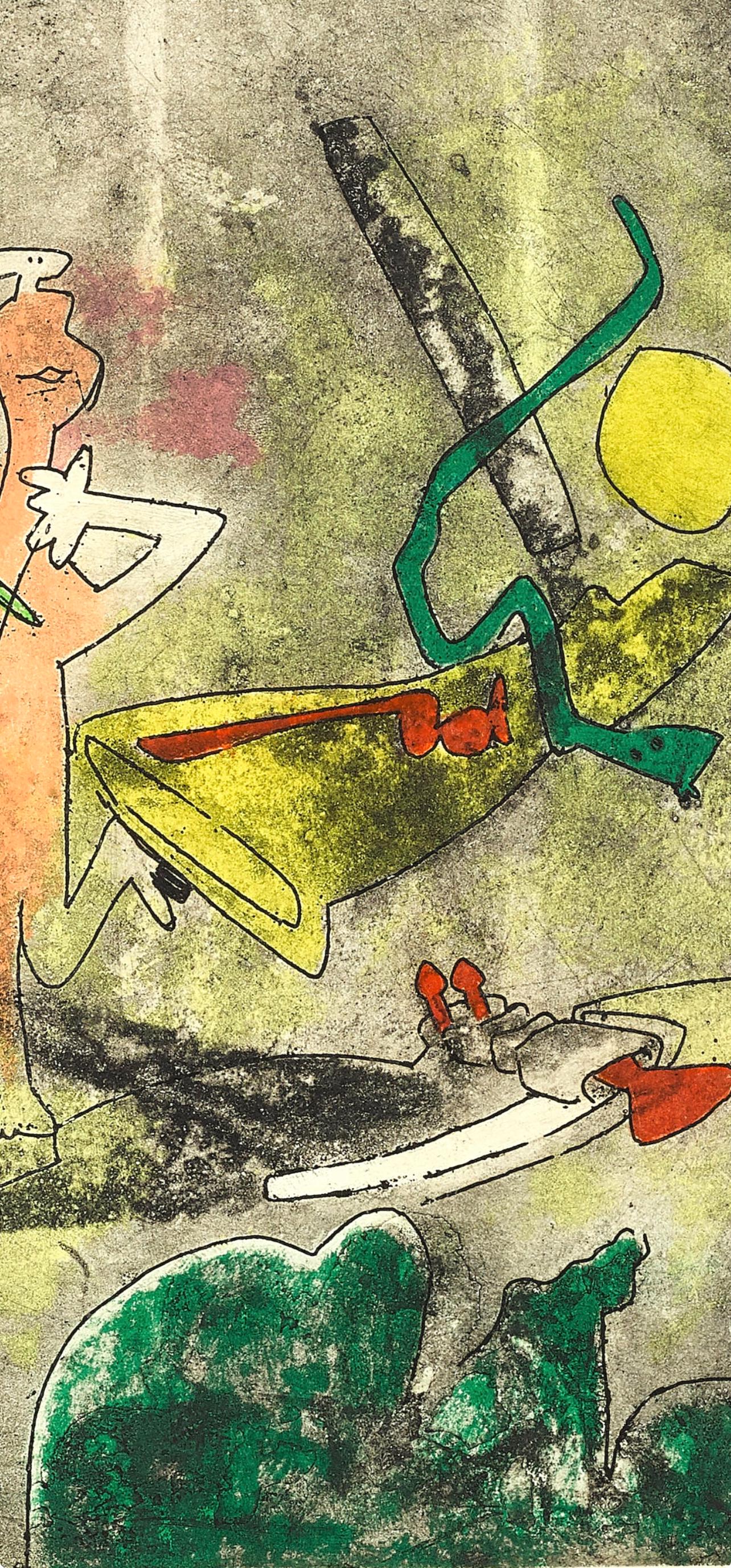 Roberto Matta, Composition (Sabatier 393), Centre Noeuds, Etching