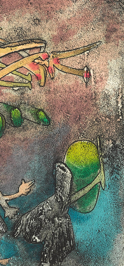 Roberto Matta, Composition (Sabatier 393), Centre Noeuds, Etching