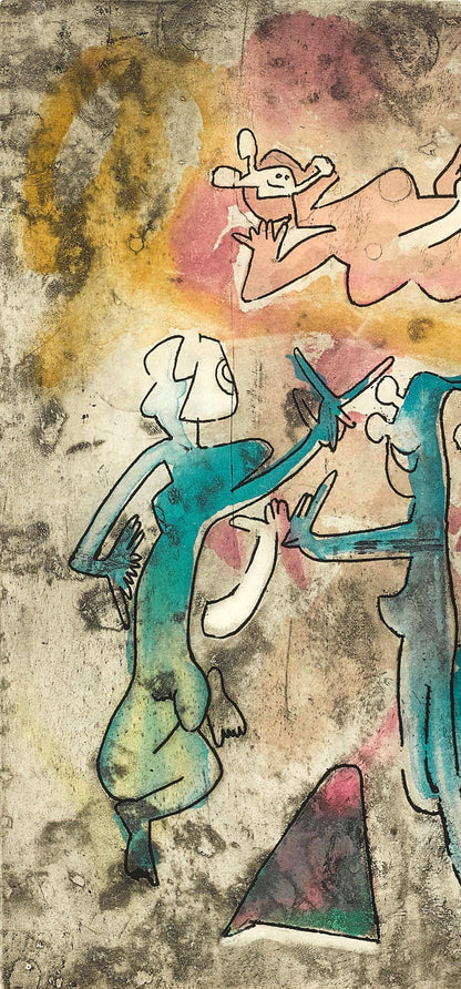 Roberto Matta, Composition (Sabatier 393), Centre Noeuds, Etching