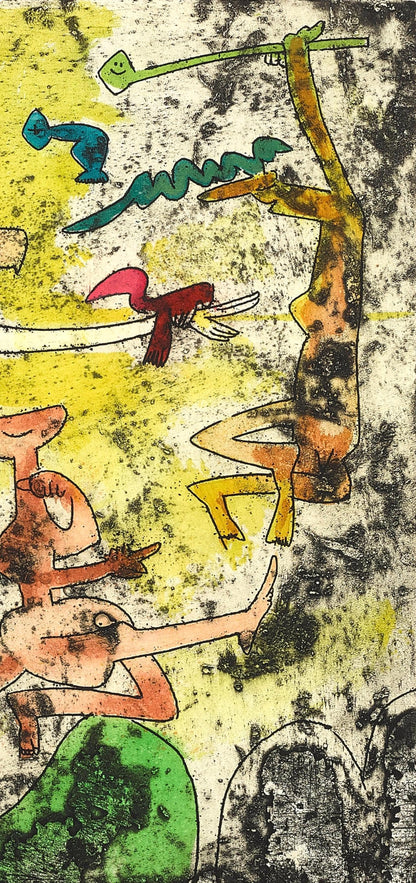 Roberto Matta, Composition (Sabatier 393), Centre Noeuds, Etching