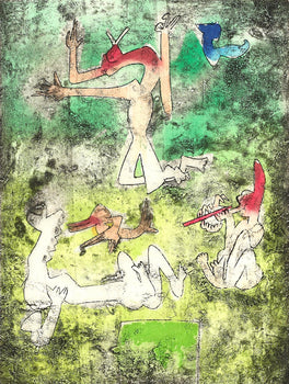 Roberto Matta, Composition (Sabatier 393), Centre Noeuds, Etching