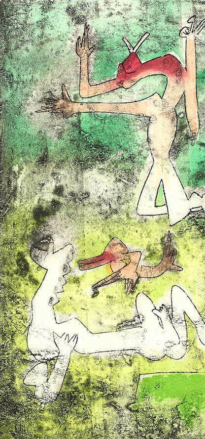 Roberto Matta, Composition (Sabatier 393), Centre Noeuds, Etching