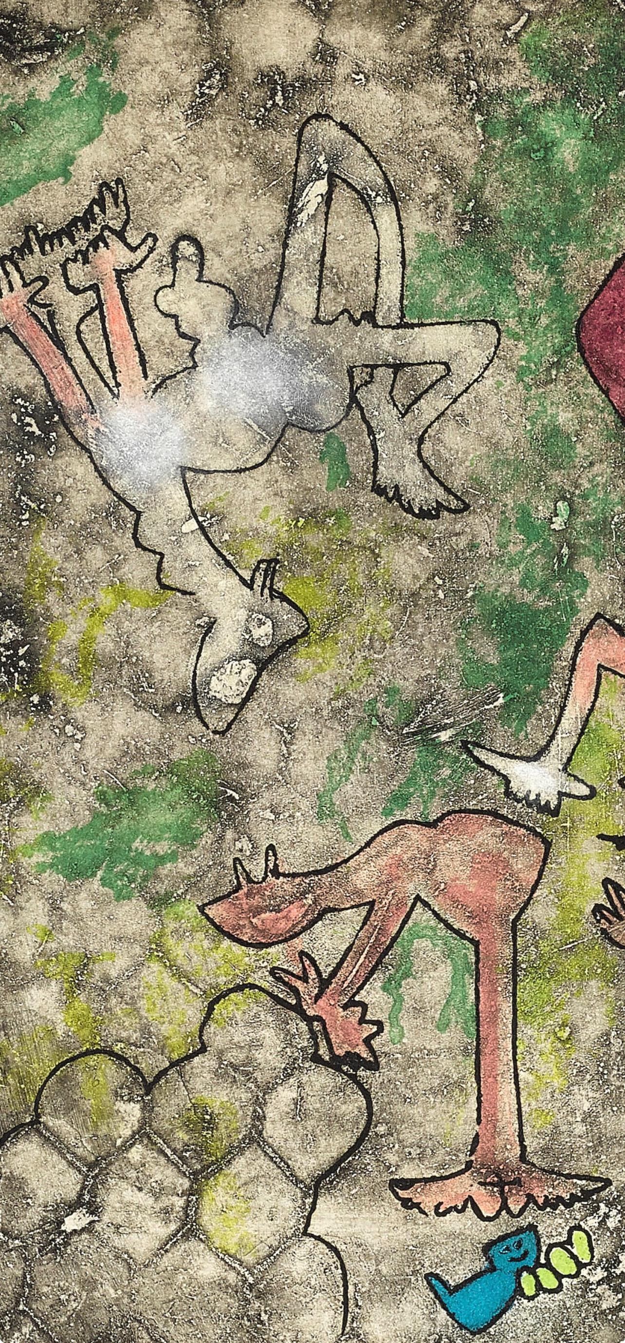 Roberto Matta, Composition (Sabatier 393), Centre Noeuds, Etching