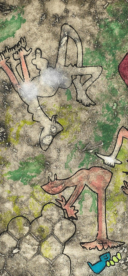 Roberto Matta, Composition (Sabatier 393), Centre Noeuds, Etching