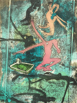 Roberto Matta, Composition (Sabatier 393), Centre Noeuds, Etching