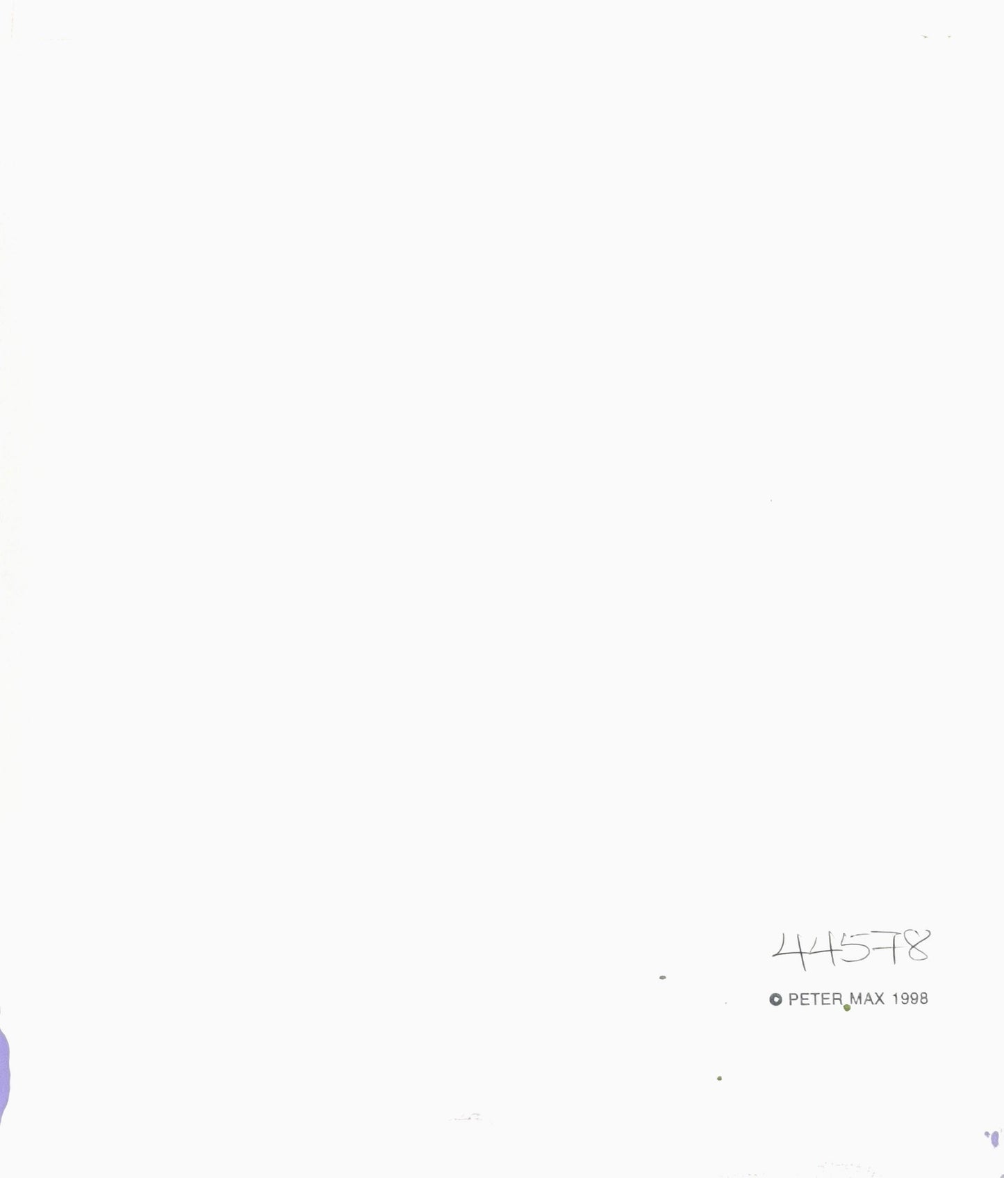 Peter Max, Better World, Hand Signed, Mixed Media Acrylic And Lithograph Painting