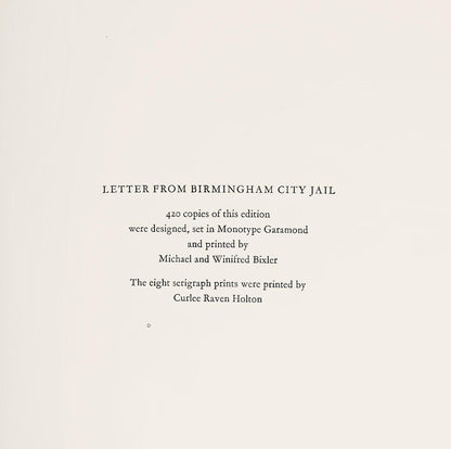 Faith Ringgold, Brown Versus Board Of Education, Letter From Birmingham City Jail, Silkscreen